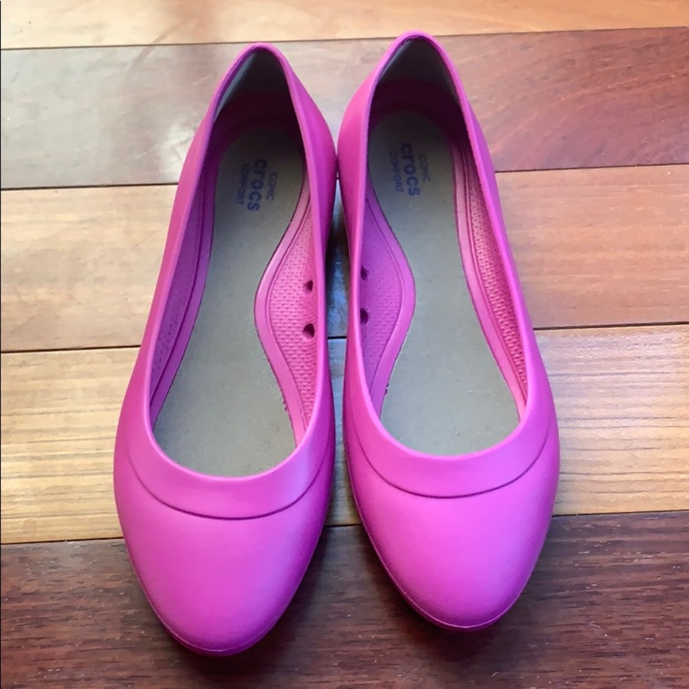 CROCS iconic comfort ballet flats NWOT - Picture 4 of 4